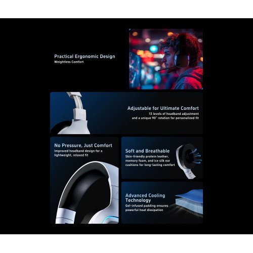 Слушалки ATK M1-MERCURY-WH (снимка 6)