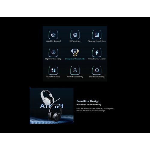 Слушалки ATK M1-MERCURY-WH (снимка 8)