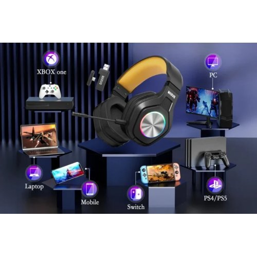 Слушалки Marvo MARVO-HG9084W-BK (снимка 8)