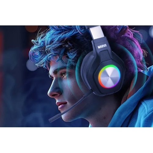 Слушалки Marvo MARVO-HG9084W-BK (снимка 9)