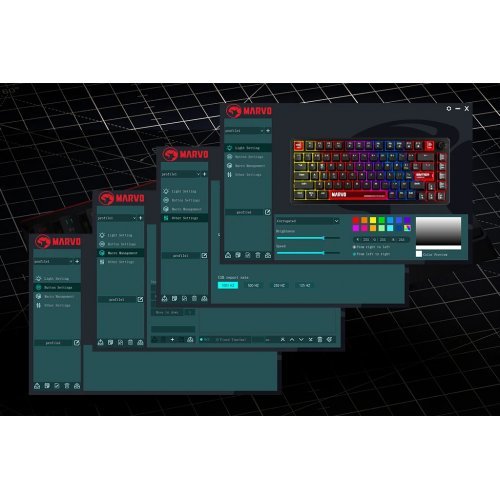 Клавиатура Marvo MARVO-KG936 (снимка 16)