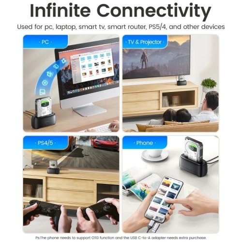 Кутия за диск Orico DD18C3-EU-BK-BP (снимка 5)