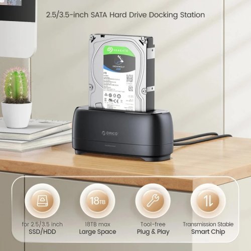 Кутия за диск Orico DD18C3-EU-BK-BP (снимка 8)