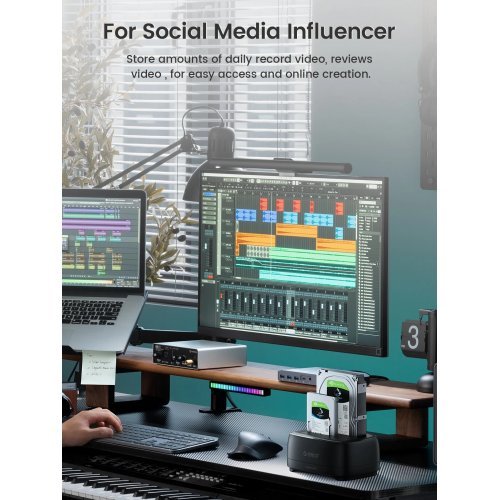 Кутия за диск Orico DD28C3-C-EU-BK-BP (снимка 7)