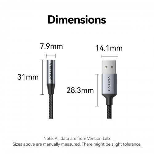 Звукова карта Vention CVFHC (снимка 10)