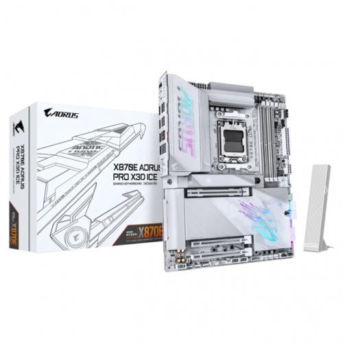 Дънна платка Gigabyte X870E A PRO X  ICE 1.0 (снимка 5)