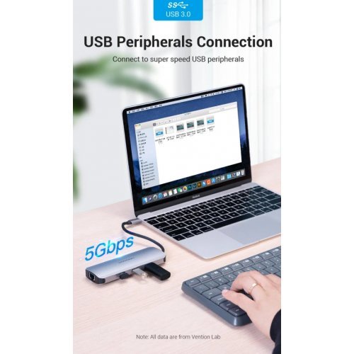 Докинг станция Vention TOLHB (снимка 6)