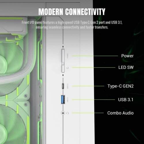 Компютърна кутия Gamemax 9101-1100R0002 (снимка 11)