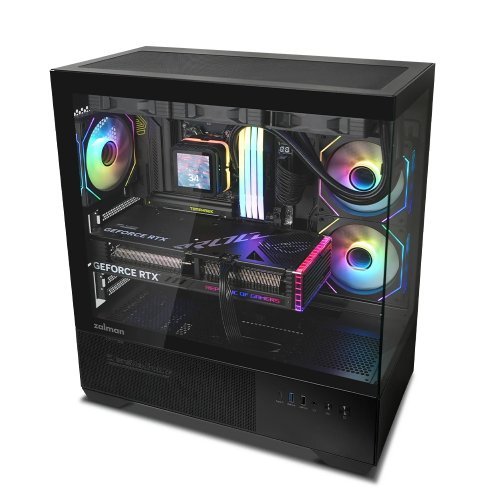 Компютърна кутия Zalman ZM-CHRONIX-V2-BLACK (снимка 3)