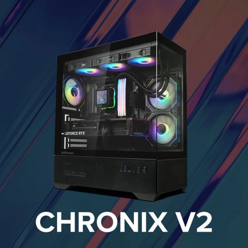 Компютърна кутия Zalman ZM-CHRONIX-V2-BLACK (снимка 13)