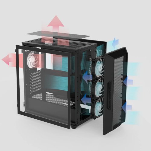 Компютърна кутия Zalman ZM-I3-NEO-V2-BK (снимка 11)