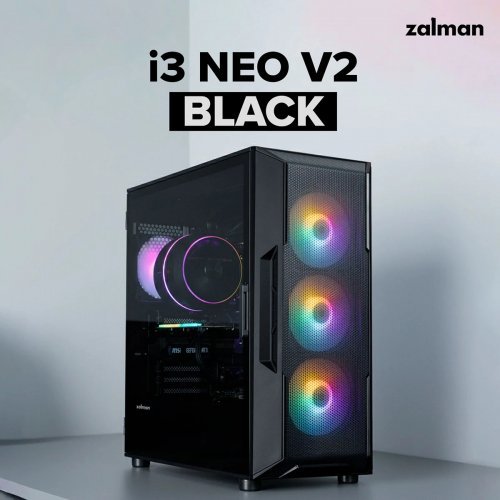 Компютърна кутия Zalman ZM-I3-NEO-V2-BK (снимка 17)