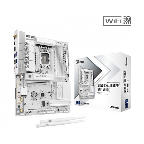 Дънна платка ASRock B860 CHALLENGER WIFI WHITE (снимка 5)