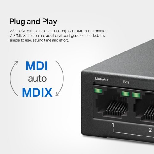 Суич Mercusys MS110CP (снимка 9)