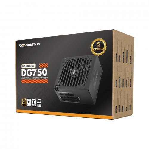 Захранващ блок Darkflash DG750-BK (снимка 9)