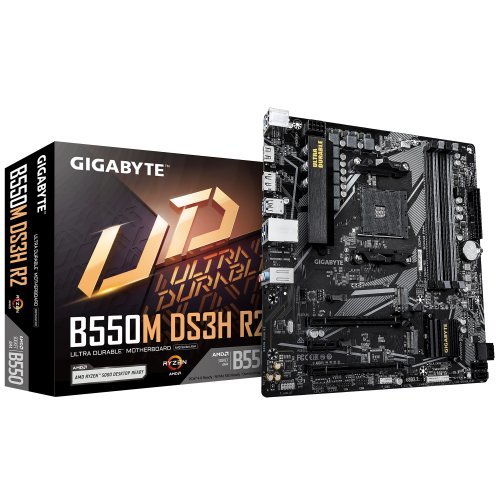Дънна платка Gigabyte B550M DS3H R2 (снимка 3)