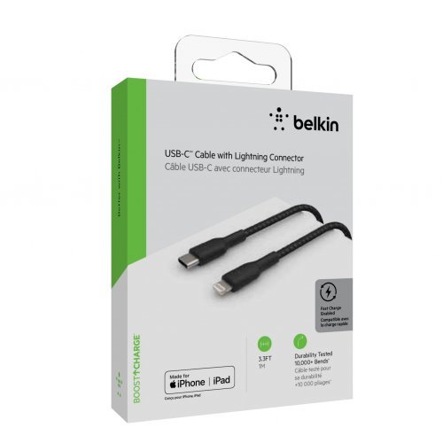 USB кабел Belkin CAA004bt1MBK (снимка 3)