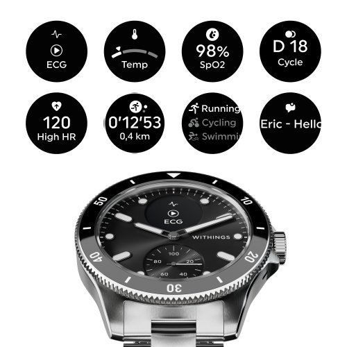 Ръчен часовник Withings HWA10-MODEL 9-ALL-INT (снимка 9)