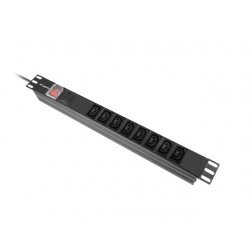 Разклонител Lanberg PDU-08I-0200-C20-BK