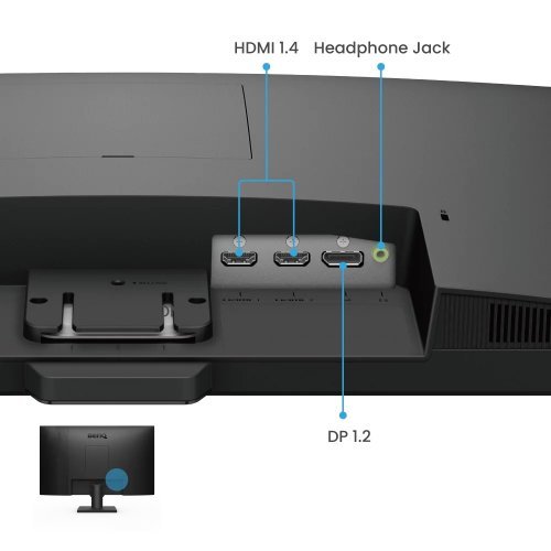 Монитор BenQ 9H.LLTLB.QBE (снимка 6)