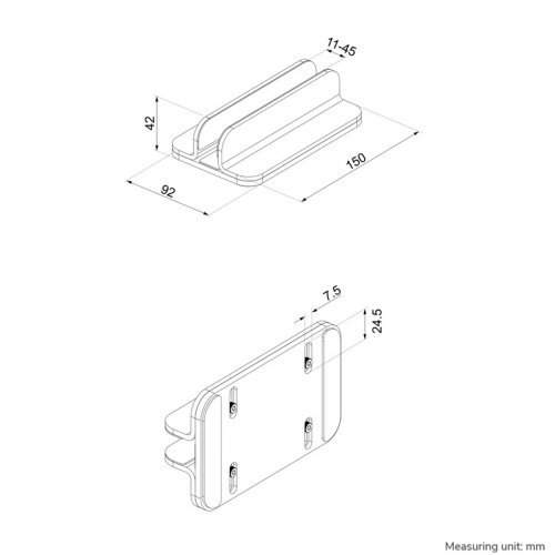 Стенд за лаптоп NEOMOUNTS BY NEWSTAR NSLS300SILVER (снимка 8)