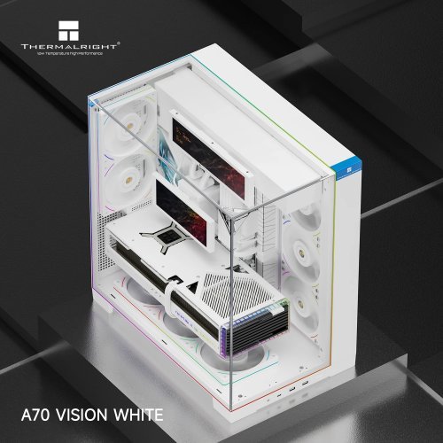 Компютърна кутия Thermalright TR-A70-VISION-WH (снимка 4)