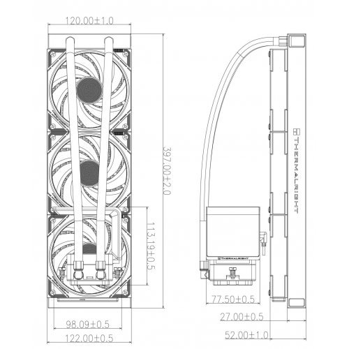Охлаждане Thermalright LEVITA-VISION-360-ARGB-BK (снимка 6)