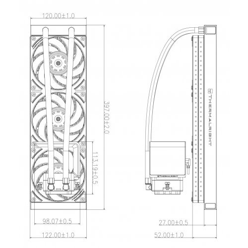 Охлаждане Thermalright LEVITA-VISION-360-UB-ARGB-BK (снимка 6)