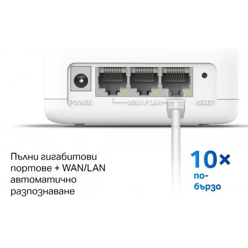 Безжичен рутер Mercusys Halo H1500X(2-pack) (снимка 8)