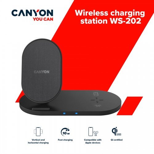 Антена за безжично зареждане Canyon CNS-WCS202B (снимка 4)
