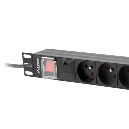 Разклонител Lanberg PDU-08E-0200-BK (снимка 3)