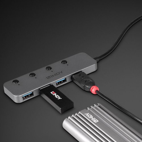 USB хъб Lindy LNY-43309 (снимка 5)