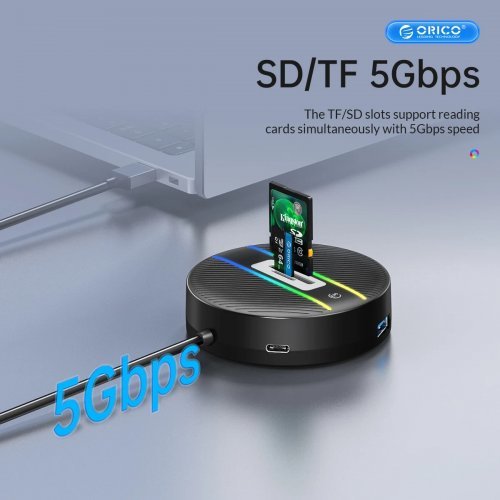 USB хъб Orico YS4-C3-03-WH-BP (снимка 7)