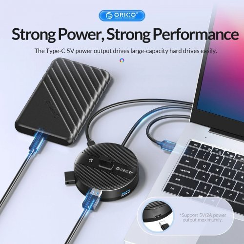 USB хъб Orico YS4-C3-03-WH-BP (снимка 14)