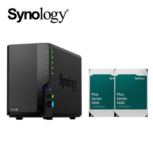 NAS устройство Synology DS225+/2XHAT3310-8T (снимка 1)