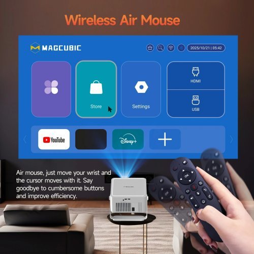 Дигитален проектор MagCubic MAGCUBIC-HY450MAX (снимка 4)