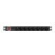 Разклонител Lanberg PDU-08E-0200-BK