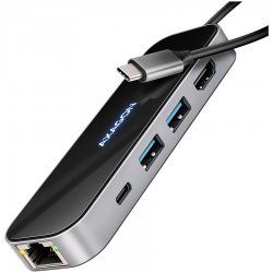 USB хъб AXAGON HMC-6GLN