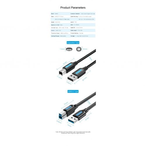USB кабел Vention COOBD (снимка 11)