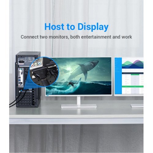 Видео кабел Vention ECDB0 (снимка 6)