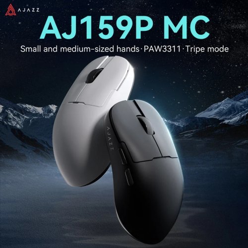 Мишка Ajazz AJ159P-MC-WH (снимка 6)