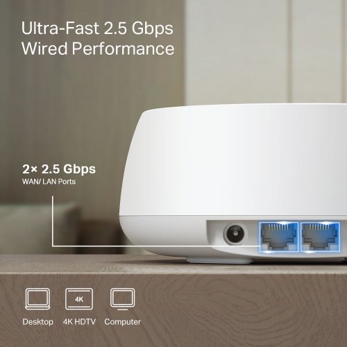 Безжичен рутер TP-Link Deco BE25(1-pack) (снимка 4)