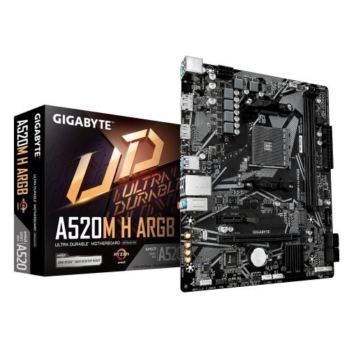 Дънна платка Gigabyte A520M H ARGB (снимка 4)