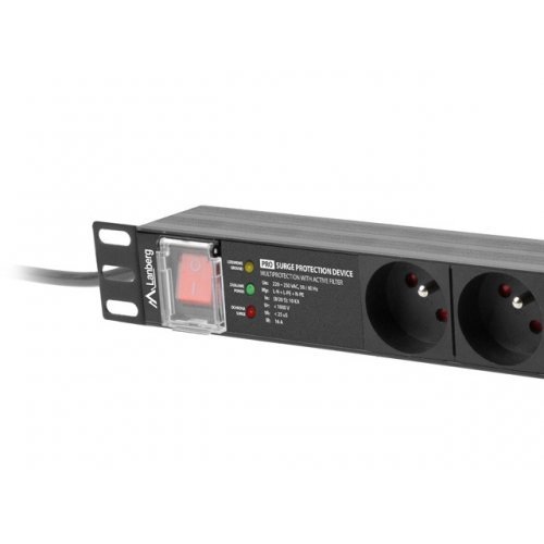 Разклонител Lanberg PDU-PRO-07E-0200-BK (снимка 3)
