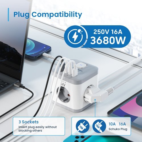 Разклонител Ewent EW3863 (снимка 3)