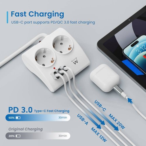Разклонител Ewent EW3870 (снимка 4)