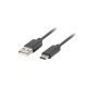 USB кабел Lanberg CA-USBO-20CU-0018-BK