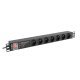 Разклонител Lanberg PDU-PRO-07E-0200-BK