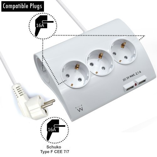 Разклонител Ewent EW3935 (снимка 2)