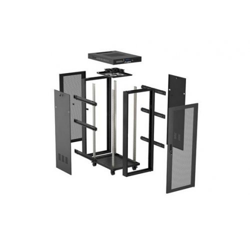 Комуникационен шкаф Lanberg FF01-6824-23BL (снимка 7)